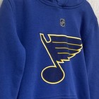Nhl St Louis Blues Hockey Kids Medium  50 Binnington Cotton Blend Hoodie