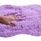 3-piece Bathroom Bath Mat Contour Rug Set With Toilet Lid Cover Kit Anti Slip  