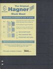 Stock Sheets 15 Pages For Stamp Double Sided 6 Row Polyester Film Black  Hagner