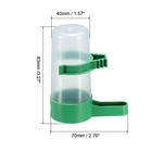 Automatic Pigeon Feeder Bird Cage Waterer Drinker Mini Water Dispenser  4pcs