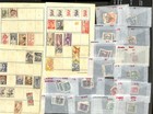 Czechoslovakia Stamp Collection  Lot Of Stuffed Glassines And Dealer Pages  ga 