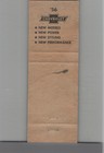 Matchbook Cover 1956 Chevy Dealer Twin Town Chevrolet Co Inc South Paris Me