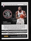 2018-19 Panini Noir Association Edition  85 Kawhi Leonard  5