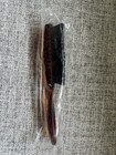 Vtg Stanley Natural Bristle Hair Brush Boar Bristles Lucite Mock Tortoise Shell