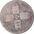 1851-1887 Uk 1 Florin - Victoria 1st Portrait   gothic  Type   Mdccclxvii