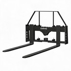 4000 Lbs Quick Attach Pallet Forks 45  Frame 48  Blades For Skid Steer Tractors