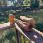 Hollow Driftwood Plant Holder   Natural Wood Grain  Aquascape Decor  23x4x5 