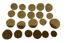 Lot Of 21 Antique Historical Clay Seals Of The Crichton Family-largest 45mm