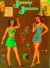 Vintage Uncut 1946 Jaunty Juniors Paper Dolls 6 Pgs Clothing   1 Reproduction