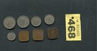 Set Of  8  Coins Of Malaya And Borneo