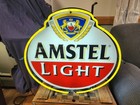 Rare Vintage Amstel Light Beer Neon Bar Sign Made In Usa  21    X 19    Beautiful 