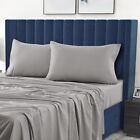 4 Piece Bed Sheet Set Hotel Luxury Ultra Soft Microfiber Deep Pocket Sheets Set