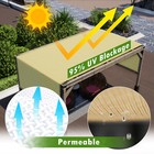 Colourtree Pergola Sun Shade Cover Universal Replacement Canopy black