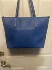 Coach Blue City Zip Tote B1780-f58846 Small Spot In Bottom Of Bag