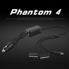 4 In 1 Car Charger Adapter For Dji Phantom 4 Drone Pro Professional Battery