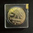 1915  2 1 2  24kt Gold Plated Coin Panama-pacific Commemorative Sealed Proof  11