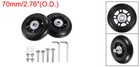Replacement Luggage Wheels 70x24mm Suitcase Wheel Repair Kits