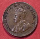 1932 Canada 1 One Cent Coin - George V - Small Canadian Bronze 1 One Penny - Fff