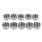 10 Pcs O2 Oxygen Sensor Bung M18 X 1 5 Notched Weld On O2 Sensor Bung 304 Steel