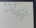 Miles Davis Signed Autographed Index Card Original Jazz Great Very Rare