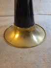 Original Phonograph Horn 14 black Brass  Cylinder Edison Columbia Good Condition