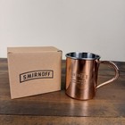 Smirnoff 3  Mouth 430ml Copper Moscow Mule Mug- Brand New In Box