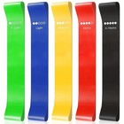 Resistance Bands Loop Set Of 5 Exercise Workout Crossfit Fitness Yoga Booty Band
