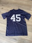 Game Worn Used Brewster Whitecaps Batting Practice Jersey  45