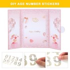 Birthday Guest Book Decorations  Giant Birthday Signing Card For Men Women Pink
