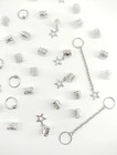 32pcs Star Dreadlock Hair Cuffs Braids Jewelry Accessories Set Braids For Women
