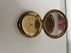 Stratton Compact Vintage With Gold Design Make Up Case Hand Held Mirror