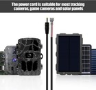 2 Pcs Trail Camera Power Cord  Cable Tactacam Reveal X Xb Sk 4 0x1 7mm Dc Plug