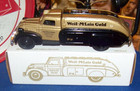 Ertl 1 38 Scale Die Cast 1939 Well-mclain Gold Airflow Tanker Truck Bank In Box