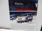1998 Mercedes-benz E-class  4matic For All-wheel Drive Color Photo Original