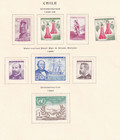 Mint Chile Stamps  One Used   29 Stamps  Yrs 1961-68    s 339-369
