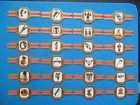 Indigenous People  - Complete Set Of 24 Vintage Cigar Bands Issued Early 1970 s