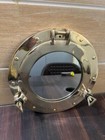 Antique Brass Finish Port Hole 17 nautical Maritime Boat Ship Window Wall Mirror