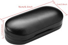 2 In 1 Double Sided Portable Glasses Case Travel Contact Lens Case  black 