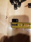 Lot Of 10 Black Plastic Buckle Clasps For Parachute Survival Bracelets    f 