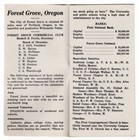 Pamphlet  Promotional  Forest Grove  Ore  Commercial Club  Washington County  Or