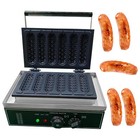Hot Dog Waffle Maker Commercial French Corn Dog Waffles Baking Machine