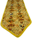 Quilted Table Runner With Roosters reversible  13 X 55 