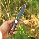Handmade Fix Double Edge Blade Dagger Boot Knife Full Tang Hunting Tactical