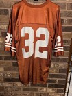 Nike University Of Texas Longhorns  32 Burnt Orange Football Jersey Large Lg  Zz