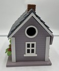 Home Bazaar Hb Cottage Birdhouse Wooden Garden Birdhouse Pink Door Flower Boxes