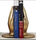 Iron Hand Bookends - Cast Iron Decorative Accent For Home Decor  Bookshelf  L   