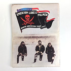 Elp Emerson Lake   Palmer Red Concert Program Programme 1977 Tour Red Die Cut
