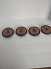 Vintage Set Of 4  Coasters Frankoma Souvenir Brew Your Own Beer Columbus Nebrask