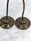 Handcrafted Tibetan Meditation Tingsha Cymbal Bell With Buddhist Lucky Symbols