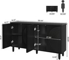 Modern Buffet Cabinet Sideboard Table With Storage For Living Room Dining Room